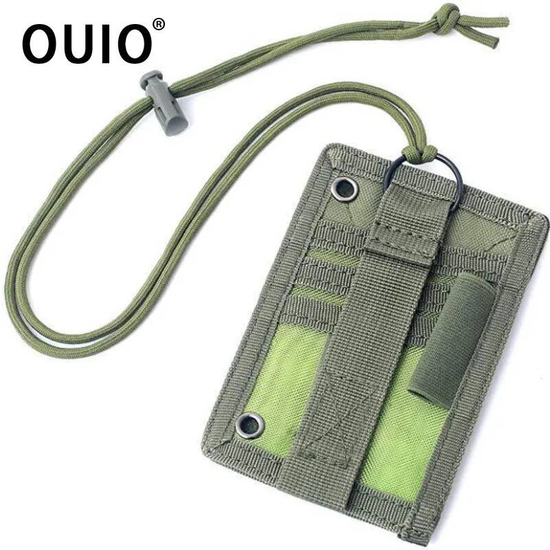 Lanyard Badge Holder - OUIO Portatarjetas táctico con gancho y