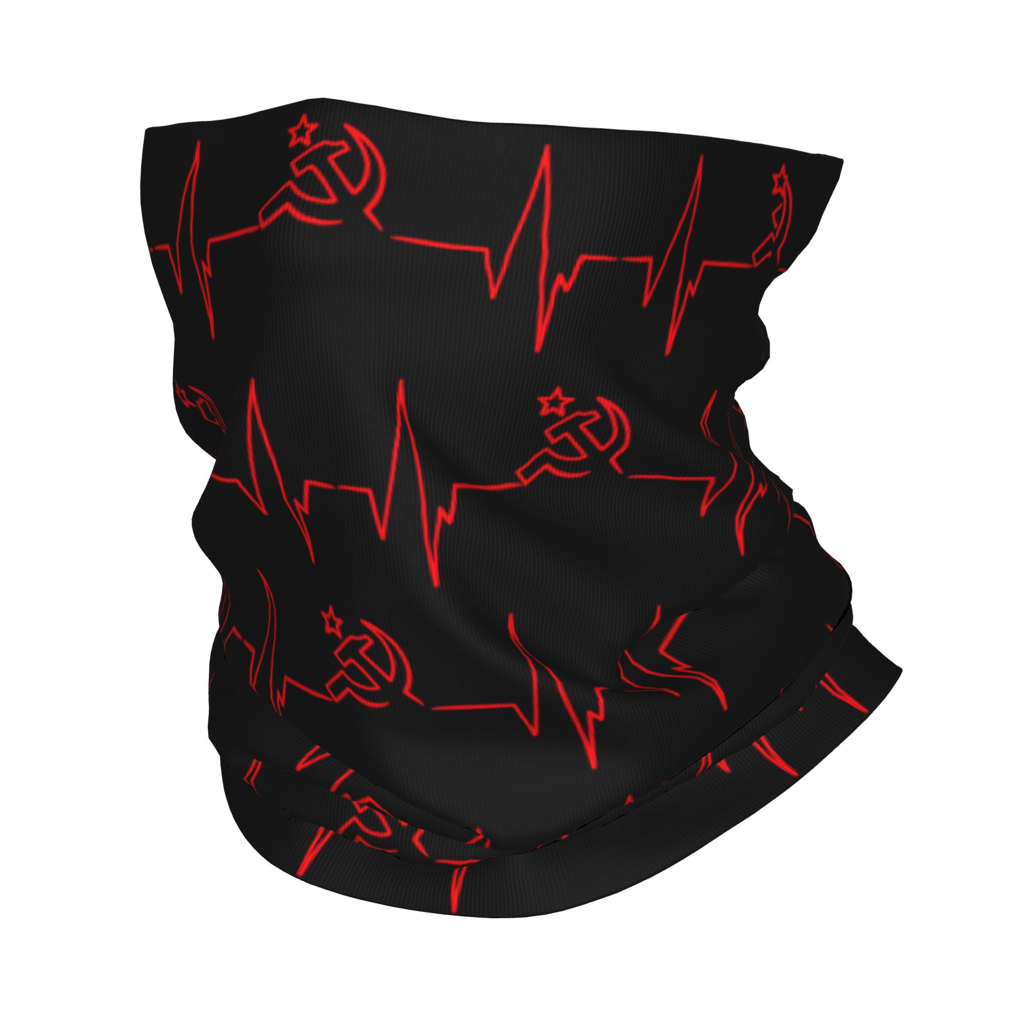 Neck Warmer Tube - Bandana personalizada con latido del corazón,