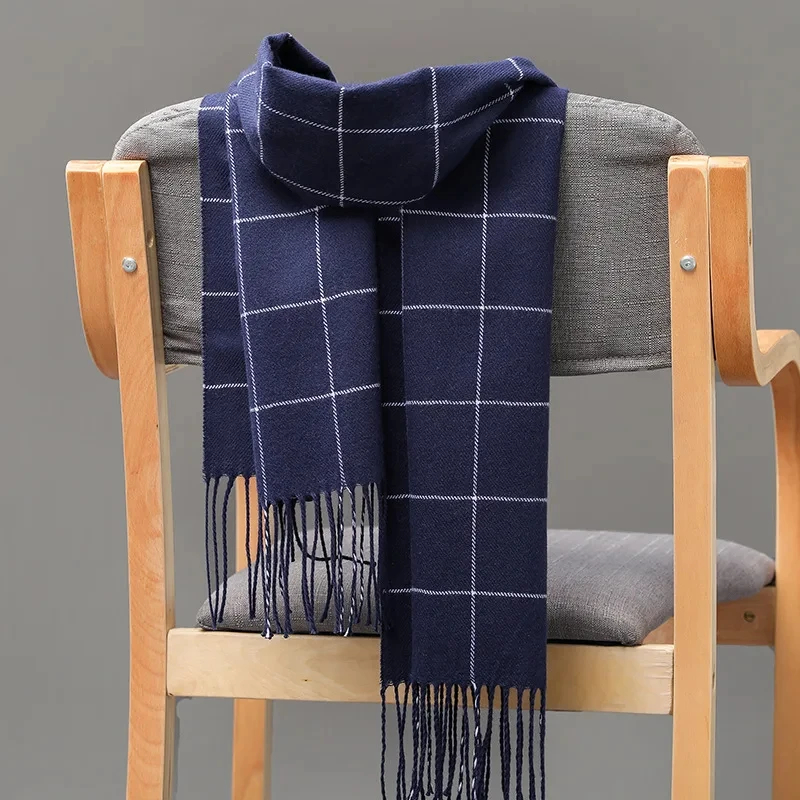 Ascot Neck Scarf - 2024 nuevo invierno hombres bufanda mantener
