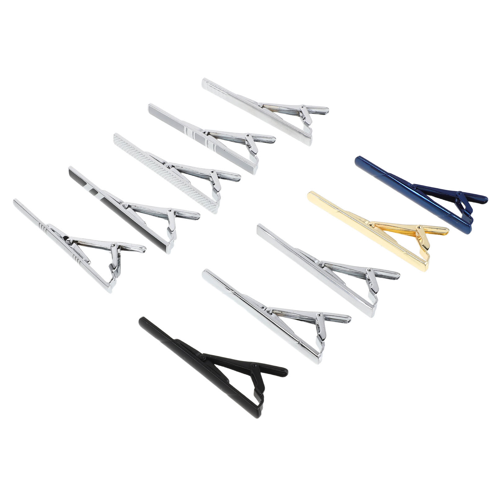 Juego de 10 Pinzas para Corbat - Tie Bar Set Gift reseña y precio